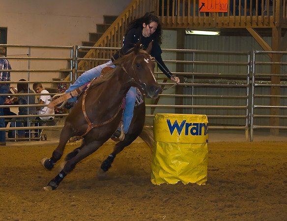 Barrel Racing on Spur