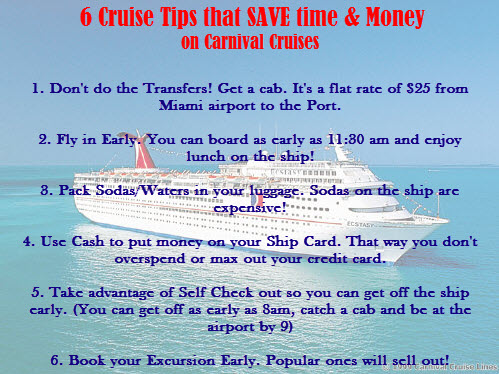 Cruise Tips that Save Time and Money