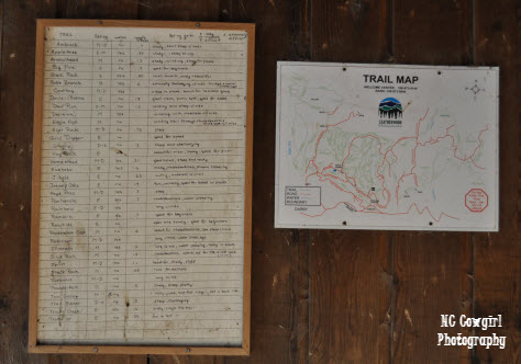 Leatherwood Mountains Trail Map