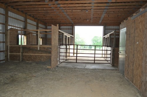 Horse Stalls Before