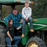 Family Pictures with Tractor