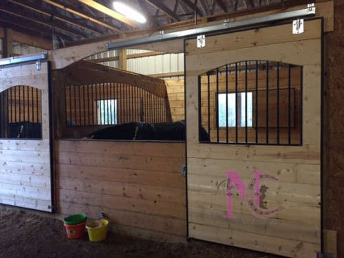 arched stall doors