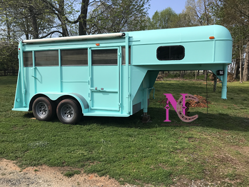 Newly Painted Horse Trailer