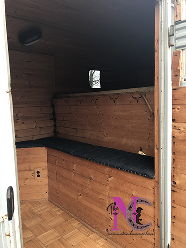 Inside Horse Trailer Sleeping Quarters