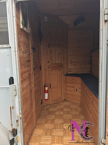 Sleeping Quarters of Horse Trailer