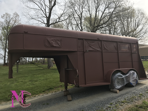 Primed Horse Trailer