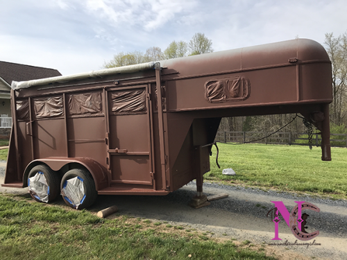 Primed Horse Trailer